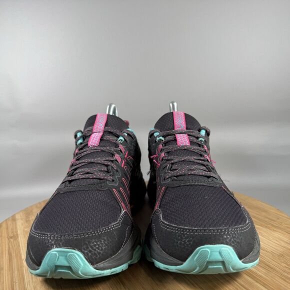 Asics Gel Venture 7 Shoes Womens 7 Black Running Training Trail Sneakers - Picture 2 of 8